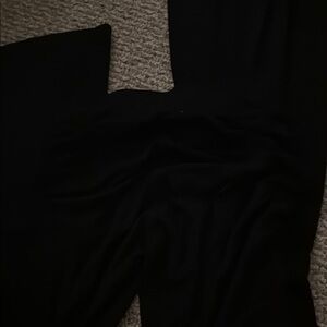 SHEIN Black Leggings Smooth Solid Fabric